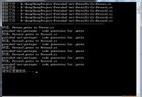 Protobuf-net使用ProtoGen批量转换成cs文件