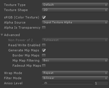 Unity3D白皮书(二)纹理导入设置 - 第2张 | u3d8技术分享 Unity3D白皮书(二)纹理导入设置 - 第2张 | u3d8技术分享